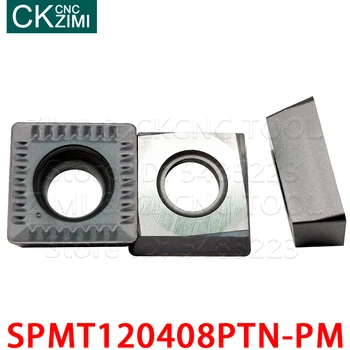 SPMT120408PTN-PM SPMT 120408 PTN PM Insertii Carbură de instrumente de Tăiere U exerciții insertii unelte de strunjit CNC Metal orb gaură prelucrare