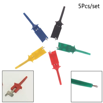 5Pcs/set Metru Tester Duce Sonda Cârlig Pentru SMD IC Test Clipuri SMD IC Cârlig 4.9 x 1cm