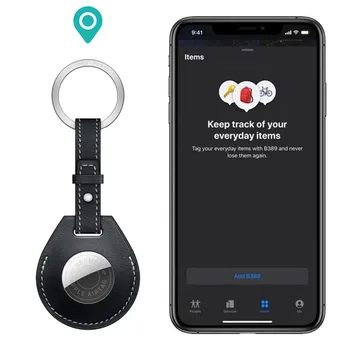 Noul Apple Airtags de Protecție din Piele PU de Acoperire Apple Finder Tracker Dispozitiv Anti-lost Breloc Termică Capac de Protecție