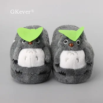 26 cm Anime Totoro Acasă Papuci de casă Stil Păpușă Jucărie Femei Casual, Papuci de casă Papuci Plat Pantofi Stil Păpuși Femei Copii Ziua de nastere Cadou