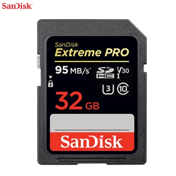 Original SanDisk Extreme PRO SD card de 128GB, 256GB 64GB 32GB Card de Memorie SDHC UHS-I de Viteză Mare 633X Clasa 10 95MB/s V30 pentru camera