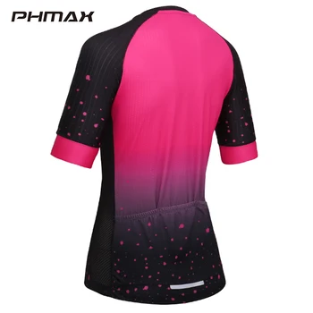 PHMAX Pro Femeile Jersey Ciclism de Vară de Rapid-Uscat Anti-UV Ciclism Biciclete de Îmbrăcăminte Respirabil Biciclete mtb Tricou Ciclism Purta