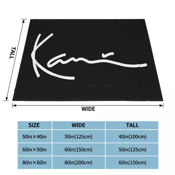 Karl Kani Iconic Semnătura De Vânzare Tendință Pop Model Mai Recente De Imprimare Noi Fermă Particulariz Preț Scăzut Original Pătură Flanel