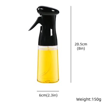 200ml Ulei Spray Sticla de Gătit, de Copt, Otet de Ceață Pulverizator Gratar Sticla cu Pulverizator pentru Bucătărie de Gătit GRĂTAR Frigere Prăjire