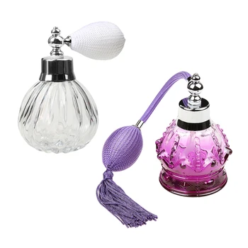 2x Goale de Parfum Spray Sticla de Epocă Stil de Călătorie Parfum Container
