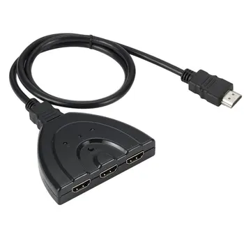 3 Port HDMI compatibil cu Comutator 3 ÎN 1 iesire 1080P Hub V1.3B Sau V1.4B Comutator Comutator Splitter Cablu Adaptor Pentru HDTV XBOX PS3