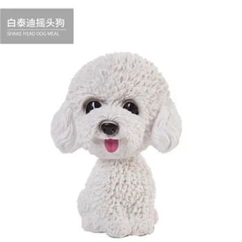 Drăguț Bobble Cap Câini pentru Autoturisme Tablouri de bord Auto, Mini Figuri de Animale, Home Office Desktop pentru Decor