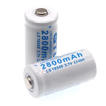 Noi 3.7 V 2800mAh baterie Litiu Li-ion 16340 Baterie CR123A Baterii Reîncărcabile 3.7 V CR123 pentru Laser Pen Lanterna LED-uri de Celule
