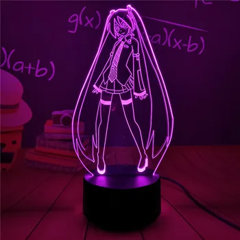 Anime Fairy Tail manga Pentru acasă Lumina de Noapte Led Touch Senzor de Veghe pentru Camera Copilului Decor de Masă 3d Lampa fi noapte camera de camin