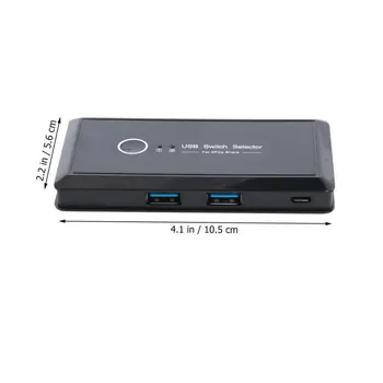 USB 3.0 Comutator Selector 4-Port USB Sharing Switcher Pentru PC Scanner Mouse-ul Imprimantei pentru Tastatura Monitor USB Comutator