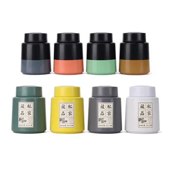 Xin Jia Yi Ambalaje Mici Cutie De Ceai De Culoare Solidă Stil Chinezesc Bucătărie Recipiente Portabile De Tablă Cositorită Personalizate Cu Ridicata Cutie De Tablă