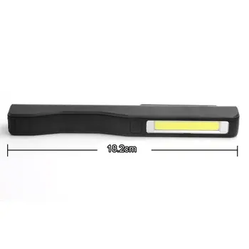 Mini Pix Tip COB LED Lanterna Multifuncțional Lumina Lanterna Magnetica de Lucru de Inspecție Lampă de Încărcare USB de Buzunar Lumina