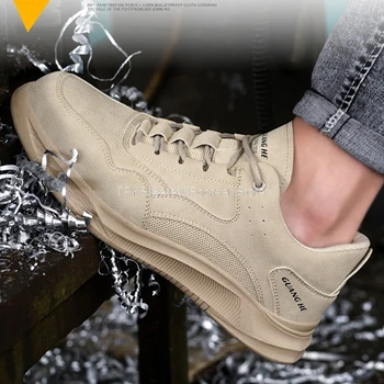 2021 Pantofi De Sex Masculin Cizme De Lucru De Siguranță Pantofi Barbati Indestructibil De Lucru Adidași Bărbați Steel Toe Pantofi De Lucru Cizme De Siguranță Dropshipping