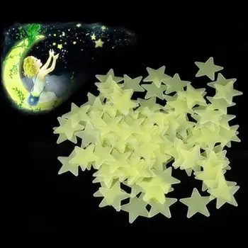 3D Bubble Stele Luminoase Lunii Puncte Autocolant de Perete Pentru Camera Copii Bedroom Home Decor Strălucire Loc Întunecat Autocolante Diy