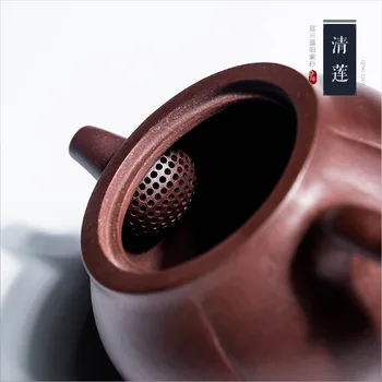 Ceainic Yixing Master Manual Chineză Vintagae Mici de Apă Cana Ceai Infuzor Oală de uz Casnic Theiere Tabelul Accesorii ED50CH