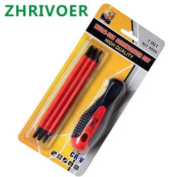 4-in-1 electrical special multi-functional screwdriver set double head dual-purpose insulated electrician driver
