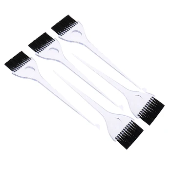 5pcs Plastic de Colorare a Părului de Colorare Salon Perie Pieptene de Coafat Nuanțare Aplicarea cu Pensula Pro Hair Styling Instrumente de Frizerie Îngrijirea Părului