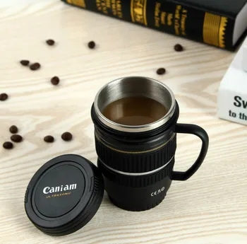 Creative de Promovare Cadou Ceașcă de Ceai 304 din Oțel Inoxidabil Cana cu Linie Single-lens Reflex aparat de Fotografiat Lentilă aparat de Fotografiat cu Mâner Cana