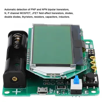 Tranzistor Tester Inductanță Condensator PNP NPN Diodă ESR Metru Tester Multifuncțional digital multimetru nou