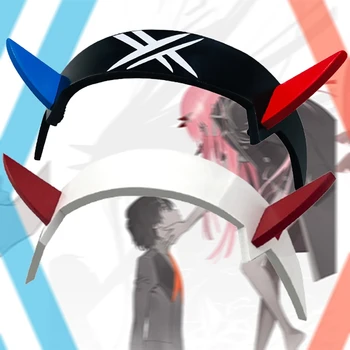 Anime DRAGĂ În FRANXX Zero Doi Pălării Cap Trupa Cosplay Recuzită Bentita Corn de Diavol Hairband Halloween Accesorii de Par