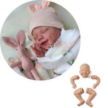 DIY Bebe Renăscut Baby Doll Kit aprilie Zâmbet Drăguț Fata Nevopsite Neterminate Gol Părți de Jucării realizate Manual Matrite Cadou Pentru Fete de 20 de Inci