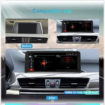 1920*720 IPS Touch Sceen Auto GPS Navi Radio Pentru BMW X1 F48 2016-2020 Android 10.0 Sistem WIFI 4G LTE BT Carplay 4+64GB Octa Core