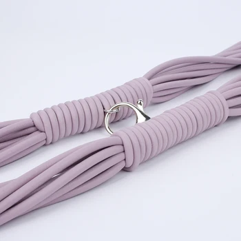 Violet Multistrat Lanț De Gât Coliere Boem Ciucure Bijuterii Pentru Femei Exagerat De Cauciuc Frânghie Colier Femei Accesorii