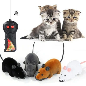 Jucarie Pisica De La Distanță Fără Fir De Control Electronic Șobolan Șoarece Șoarece De Jucărie Pentru Pisică Pisoi Noutate Jucărie Simulare Mouse-Ul De Consumabile Pentru Animale De Companie Pentru Pisici