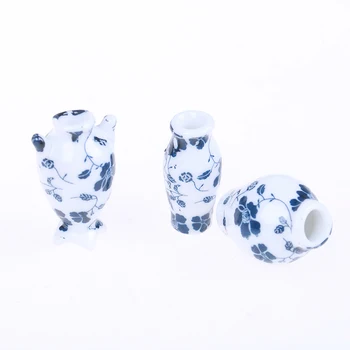 7Pcs/set in Miniatura Păpuși Mini Vaza Ceramica Accesorii Casa Papusa Miniaturi Decorative din Portelan 1:12 Accesorii