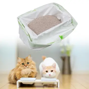 7Pcs/Set Gunoi Pisica Sac Rezistent Filtrate Sac de Depozitare de Companie Livrările de Curățare pentru Interior Spargere Cat Livrările de Produse pentru animale de Companie