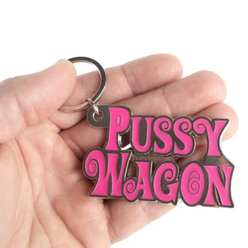 Filmul Kill Bill Accesorii Pink Pussy Wagon Breloc Mujer Cadou De Ziua Llaveros Kawaii Cheie Titularul Geanta Accesorii Brelocuri