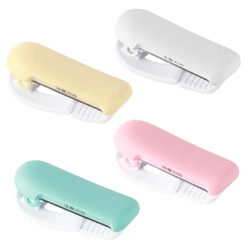 4 cele mai Noi Bomboane de Culoare Banda de Mascare Cutter Mini Portabil de Dimensiuni Dispenser Pentru 25mm Hârtie Washi Benzi Școală de Aprovizionare Jurnalul Instrumente