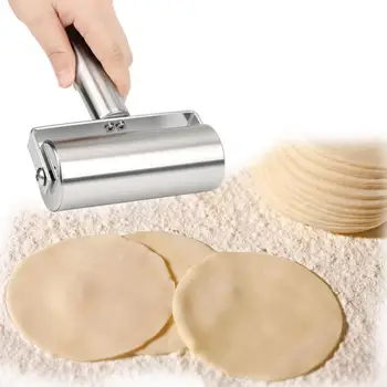 1 BUC Oțel Inoxidabil sucitor Aluatul Copt Gatit Instrument Roller pentru Paste Cookie-uri de Pizza Aluat și Accesorii de Bucătărie Instrumente