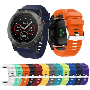 26MM Silicon Sport Curea de Moda Respirabil Înlocuire Watchband Pentru Garmin Fenix 6X/Fenix 3/Fenix 5X Plus/Fenix 5X Curea