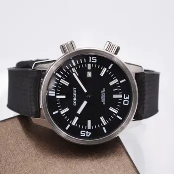 Barbati Ceas Automată de Brand de Lux Ceas 44.5 mm din Oțel Inoxidabil Curea cu Pescărușul 、miyota luminos Mecanice wristwatche bărbați