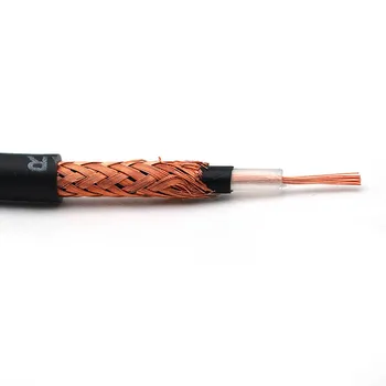 10M 4MM Diametru Cablu de Chitara PVC Cablu Dual Core de Zgomot Redus Cablu de Chitara Negru