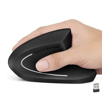 Stânga Dreapta Mouse Wireless Ergonomic Vertical Calculator Gaming mouse-uri USB Desktop 1600DPI 6D Mause Optic Gamer de PC Laptop