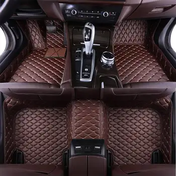 Masina LHD Covorase Pentru Range Rover Evoque 2018 2017 2016 Accesorii Auto Covoare din Piele Personalizat Impermeabil Pentru Land Rover