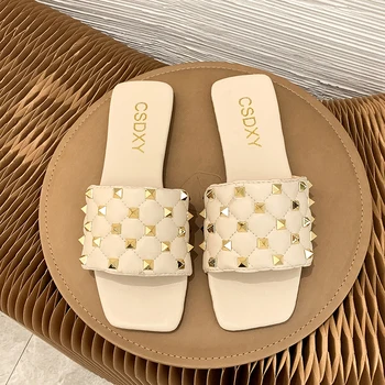 Papuci Femei Papuci Pantofi Doamnelor Papuci Plat Confort în aer liber Pantofi de Plaja Sandalias Mujer 2021 Designer de Diapozitive
