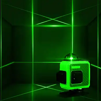FASGet 16 Linie Laser la Nivelul 4D Puternic de Lumina Verde bluetooth APP de Control de pe Orizontală pe Verticală de Auto-Nivelare Sistem de fixare pe Perete