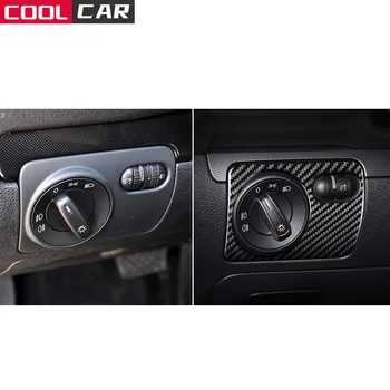 Pentru Vw Volkswagen Golf 6, Scirocco, Modificări Interioare Din Fibra De Carbon Faruri Comutator De Control Cadru Accesorii Decorative