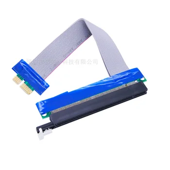 1X LA 16X Flexibile de Extensie PCI Express de la 1 la 16 X Adaptor PCI-E Riser Card Extender Cablu de înaltă calitate pentru Bitcoin Miner