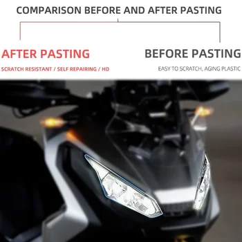 Motocicleta Fum Ceață Lumina Farurilor HD Film Anti-zero de Protecție TPU Autocolant pentru Honda X-ADV 750 XADV750