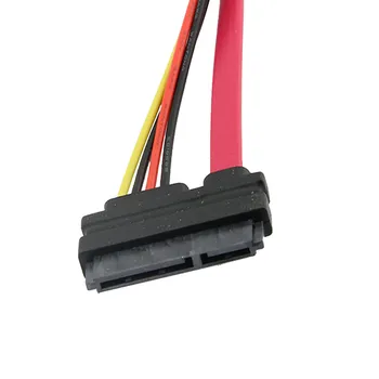 30cm 15+7 Pin HDD SATA Cablu de Extensie de Date și de Putere de sex Masculin la Feminin cablu SATA nou A30