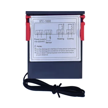 Digital Controler de Temperatura Termostat Termostat incubatorul Releului LED 10A Incalzire Racire STC-1000 STC-3000 12V 24V 220V