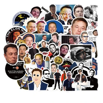 10/50/100buc Amuzant Elon Musk Autocolante Meme Albumul Graffiti Laptop Valiza Skateboard Notebook Telefon Decalcomanii Autocolante de Desene animate