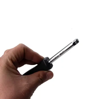 Utile 1/4 Dual-scop Cheie tubulara Cu 6.3 mm Jos Gaură Mâner Racord Priza Instrument Cheie Șurubelniță Mâner