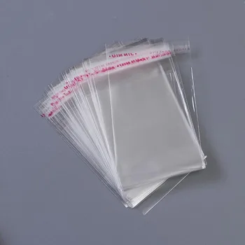 200Pcs Clar Pungi de Celofan, Auto-Adeziv OPP Pungi de Plastic Auto-Etanșare Trata Pungi pentru Masca de Săpun Printuri Card Cadou Ambalaj