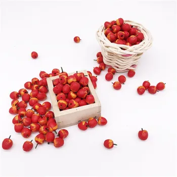 10buc 1:12 Mini Simulare casă de Păpuși în Miniatură Fructe Măr Roșu Bucatarie sala de Mese Model de Bucatarie Jucarii Jucărie Joc de Decorare Alimente#1