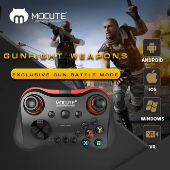 MOCUTE 056 Wireless Bluetooth Gamepad Controller Joystick Controler de la Distanță pentru Android & iOS Telefoane Inteligente VR WINDOWS PC, TV BOX